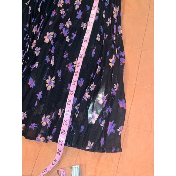 Maje Rivoline Pleated Chiffon Shirtdress Size Small - Picture 8 of 11